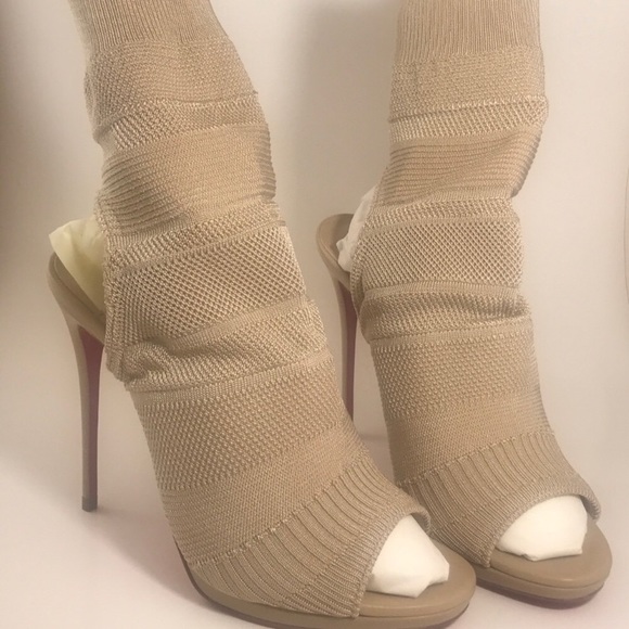 Christian Louboutin Cheminene Knit Boot - Picture 2 of 8